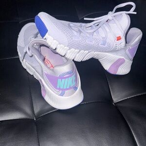 Nike Women's Lavender and White Sneakers